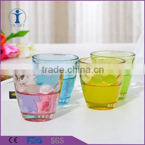 High Quality Personlized Cheaper Colored Water Glass Cup thumbnail-3