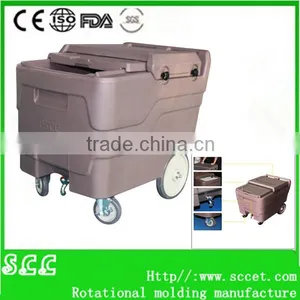 Dry Ice Trasport Cooler Dry Ice Storage Cart With Heavy-duty Wheels thumbnail-1