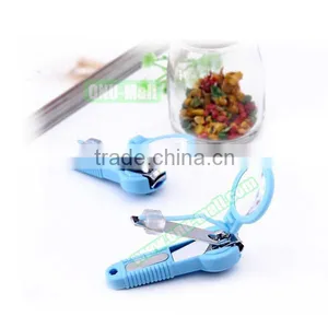 Wholesale Stainless Steel Manicure Pedicure Nail Clipper Cutter With Magnifier thumbnail-2