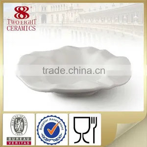 Wrinkled White Ceramic Embossed Coffee Cup and Saucer thumbnail-4