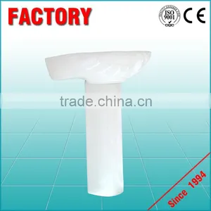 Hand Washing Basin for Toilet in Public Places, White Ceramic Column Wash Basin thumbnail-4