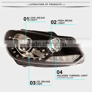 China Supplier Wholesale Auto Parts vw Golf 6 Mk6 Led Headlight Quality Choice thumbnail-5