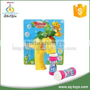 New Design Dinosaur Shape Plastic Soap Bubble Water Gun Toy thumbnail-1