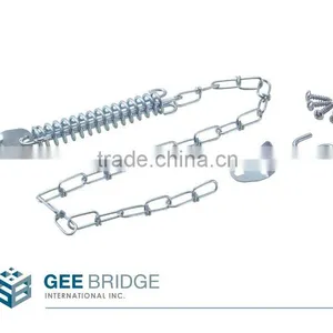 0505001-3 Steel Storm Screen Crash Chain Door Stop thumbnail-1