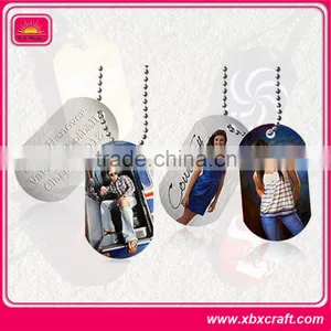 Decorative Resin Dog Tag Necklace thumbnail-2