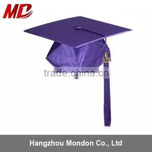 Saleable Mass Graduation Gown Cap Tassel 2015 Year Charm Purple thumbnail-1