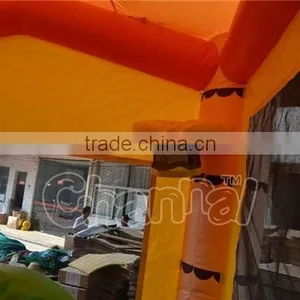 Tropical Inflatable Bounce House With Pool, Palm Tree Bouncy Castle With Water Slide thumbnail-5