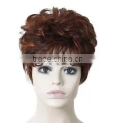 6" Short Curly Wigs African American Wig For Black Women Heat Resistant Realistic Natural Wig thumbnail-1