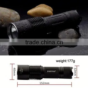 F13 High Power Aluminium Body Rechargeable Battery Small Powerful Led Torch Flashlight thumbnail-6