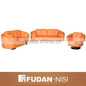 Single Modern Bedroom Chairs Leisure Leather Sofa Chair thumbnail-1
