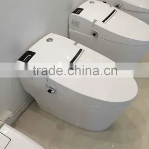 Ceramic Blue Automatic Flush Sensor Toilets With Electroic Control Quality Choice thumbnail-3