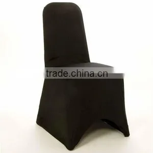 SPANDEX LYCRA BANQUET CHAIR COVER BLACK thumbnail-1