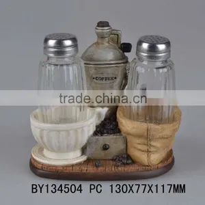 Antler Polyresin Salt Pepper Shaker Holder thumbnail-6
