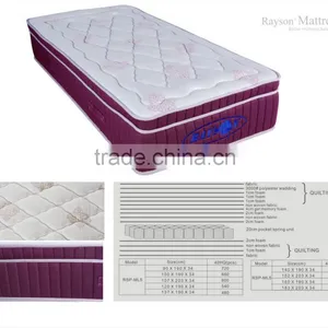 Rayson Comfortable Sleep Pillow Top Pocket Spring Mattress thumbnail-1