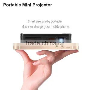 In Stock!!! High Quality Home Theater Pico Projector With HDMI USB SD Portable HD 1280x800 1080p LED Mini DLP Projector HDP200 thumbnail-1