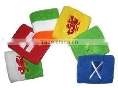 Terry Cotton Wrist Sweat Band With Embroidery Logo thumbnail-1