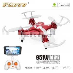 Mini Wifi Fpv Camera Drone Quadcopter Professional Racing Drone Fpv Goggles FQ777 951W Fuqi Model With CE ROHS FCC Certificate thumbnail-1