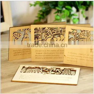 Unfinished Antique Best Selling Wood Card Crafts thumbnail-1