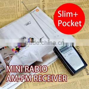 2016 Fashion Built in Speaker Portable Portable AM FM Radio BC-R20 thumbnail-3
