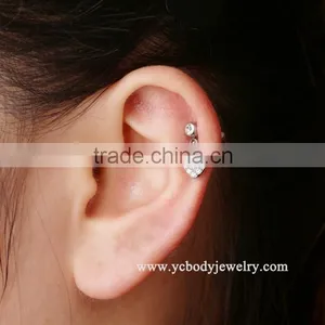 Wholesaler Hot Saling 316L Stainless Steel Ear Piercing Studs thumbnail-1