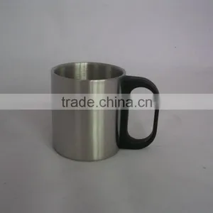 Three Piece 220ml Cup Set One Row Eco-friendly FDA LFGB Double Layer Stainless Steel Coffee Mug Cup Tumbler thumbnail-3