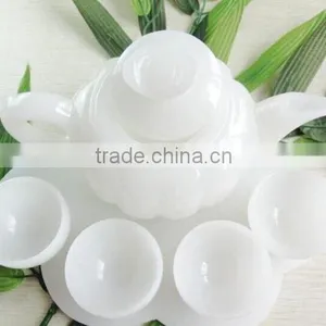 White Crystal Marble Bowl Set for Gift thumbnail-1