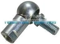 36-16-38mm White Zinc Plated Metal Ball Joint With M10 and M10 for Gas Spring thumbnail-1