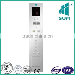 Hairline Stainless Steel Passenger Lift 1000kg 1.0m/s thumbnail-2