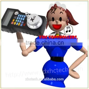 2015 Hot Sale China Xhc Mini Cnc Laser Engraving Cutting Milling Machine Mpg Handwheel Remote Controller thumbnail-1