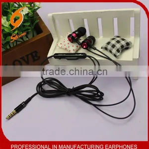 Hot Selling Wired Metallic High Qualtiy Stereo Earbuds With Mic for Music/phone Call thumbnail-1