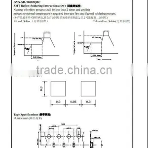 Culoare Galben Verde White Color 0603 1608 SMD LED thumbnail-4