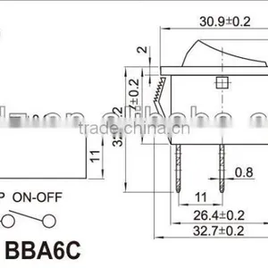 Boat Switch,Rocker Switch Household Appliance Switch,4pin On/off Rocker Switch thumbnail-5