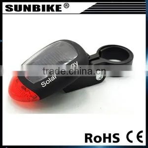 2015 Hot Sale Zhejiang Factory Cheap High Quailty Tail Solar Bike Light thumbnail-4