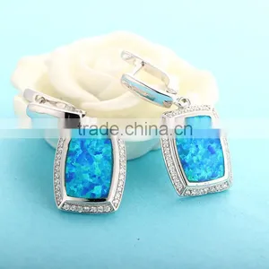 Synthetic Opal Stone Jewelry Set S003W thumbnail-4