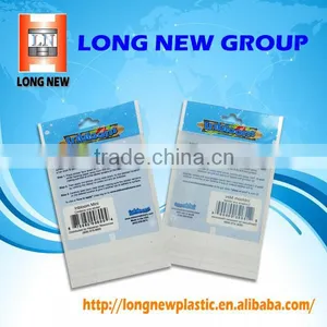 CMYK Printing BOPP Header Self Adhensive Seal Bag With Hanging Hole & Sealing Tape thumbnail-2