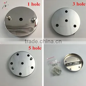 New Model Silver 1/3/5 Hole Ceiling Rose Light Fixture of Ceiling for Pendant Light thumbnail-1