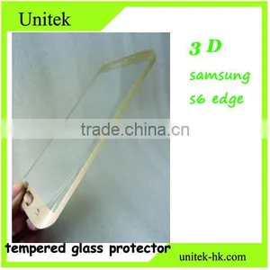 For Samsung Galaxy s6 Factory Price Accessories Curved Edge Full Coverage Tempered Glass Screen Protector S6 Edge thumbnail-1