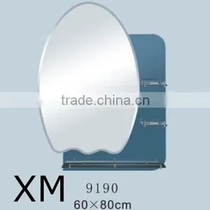 Oval Mirror With Shelf Factory Directly Sale Decorative Mirror Made in China thumbnail-1