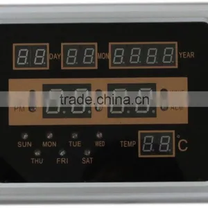 Digital Calendar Fashion Digital Wall Clock Digital Led Clock thumbnail-1