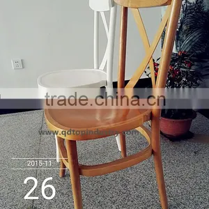 Stackable Beech White Tuscan Chair thumbnail-5