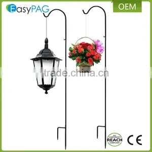 Top Quality Metal Iron 1.5m Garden Decorative Lantern Shepherd Hook thumbnail-4