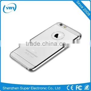 Electroplating Transparent Crystal Bling Diamonds Jewelry PC Phone Cover Case Skin For IPhone 6 6S Plus thumbnail-6