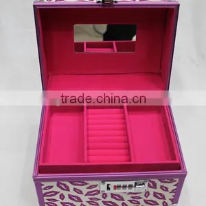 High Quality Acrylic Cosmetic Storage Box With Code Lock thumbnail-3