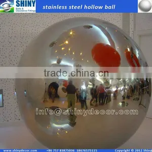 Hanging Stainless Steel Hollow Balls thumbnail-1