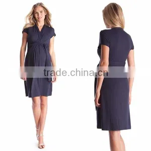 Spring Summer New Maternity Breastfeeding Rap One Piece thumbnail-2