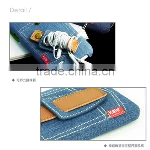 Denim Winder Cases For New HTC ONE Phone Accessory, Mobile Phone Cover thumbnail-5