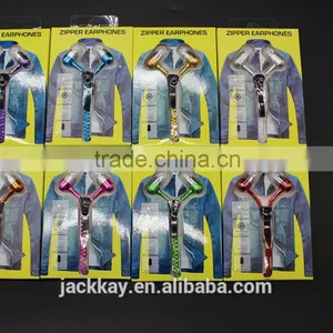 SNHALSAR Free Samples Mobile Sport Earphone, Zipper Metal Earphones thumbnail-2