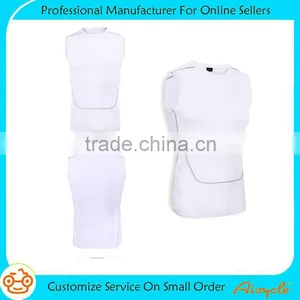 Wholesale Skin Tight Dri Fit Compression Sport Vest for Men thumbnail-1
