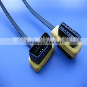 Obd2 Wiring Harness Obd Pass Through Male/female to Male Flat Cable thumbnail-3
