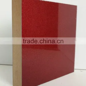 ST-C13 Shining Red Color Kitchen Cabinet Doors Panels uv Mdf Board thumbnail-3